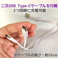 充電式電気カイロ　マグネット式　温度調節　繰り返し使える（ホワイト）※外箱ダメージありの画像