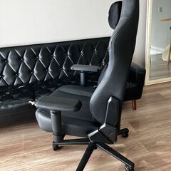 【美品】高級ゲーミングチェア オフィスチェア 椅子 リクライニング 在宅ワーク 長時間作業の画像