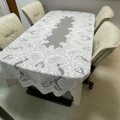 【高級】ダイニングテーブル&椅子のセット