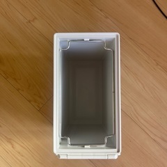 無印良品　ごみ箱・角型・袋止め付／小（約３Ｌ） 約幅１０×奥行１９．５×高２０ｃｍ の画像