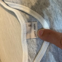 子供服　プティマイン　ロンパース　80の画像