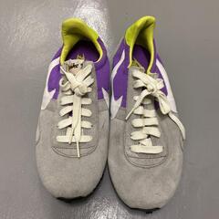 Nike スニーカー グレー/紫/黄緑　27センチ