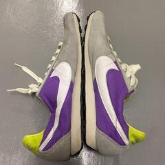 Nike スニーカー グレー/紫/黄緑　27センチの画像