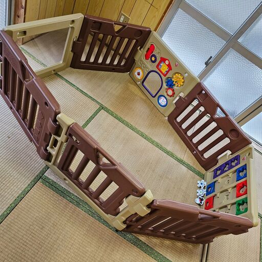 子供用パーテーション ミュージカルキッズランド EX マロン 日本育児　Musical Kids Land EX Marron
