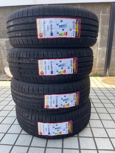 新品未使用・ラジアルタイヤ・195/55/16 87H MINERVA F209 4本セット