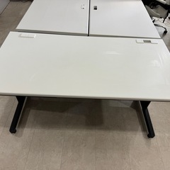 オフィステーブル☆キャビネット付き①