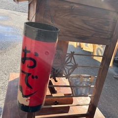 ミニチュア おでん 屋台 一点物 希少です。の画像