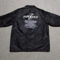 【FABULOUS】ナイロンジャケット  黒  メンズＭ～Ｌの画像