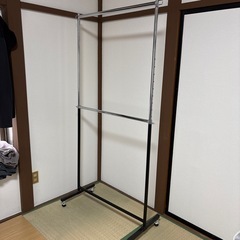 取引中【超美品】パイプハンガー 2段