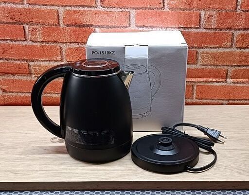 【リサイクルストアスターズ鹿大店】【未使用・保管品】アフタヌーンティー 電気ケトル リコリス 0.8L