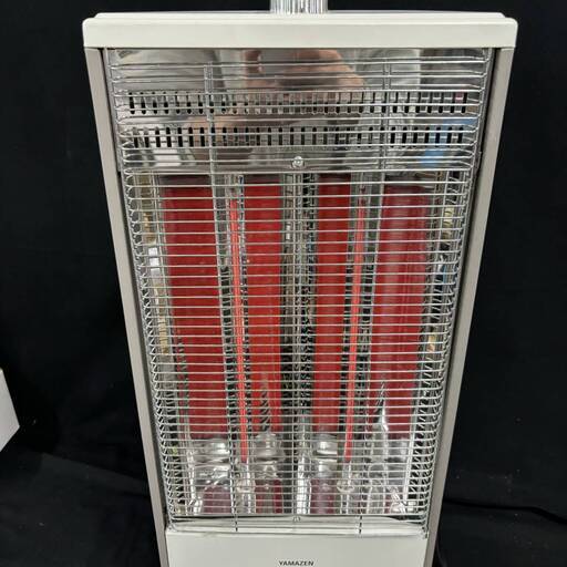 【PayPay支払い可】【美品】★YAMAZEN/山善★ CARBON HEATER 遠赤外線カーボンヒーター DC-K09 ナチュラルホワイト 900w 自動首振り 動作確認済み 箱あり