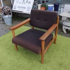 ① レトロ モリシゲ オリーブ印 シングルソファ 1人掛け オリ...