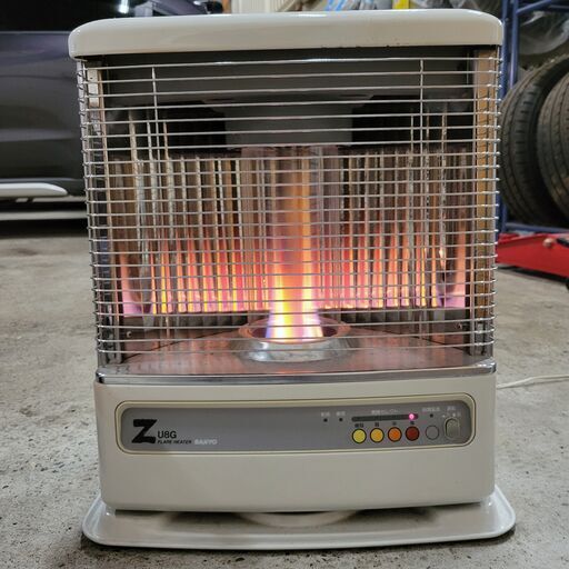 ※ 三洋 開放式石油ストーブ 回転霧化式 放射形 タンク容量4.4L OFH-ZU8G 99年製？ 24k菊NS