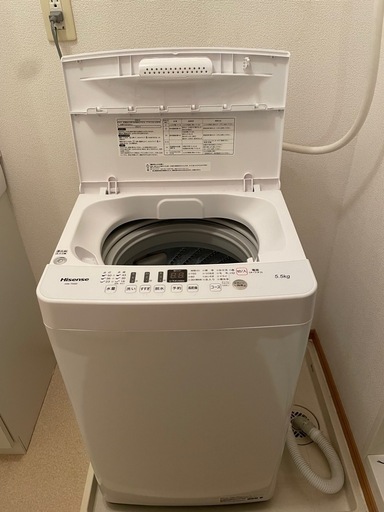 洗濯機　Hisense HW-T55D