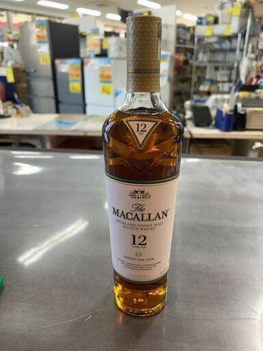 J5369 未開栓　THE MACALLAN 12 YEARS OLD SINGLE MALT SCOTCH WHISKY SHERRY OAK CASK ザ・マッカラン 12年 シングルモルト スコッチウィスキー シェリー オーク カスク 700ml 40% 箱なし　ウイスキー　【リユースのサカイ柏店】