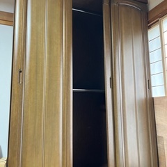 婚礼家具　鏡付き箪笥　キズありの画像