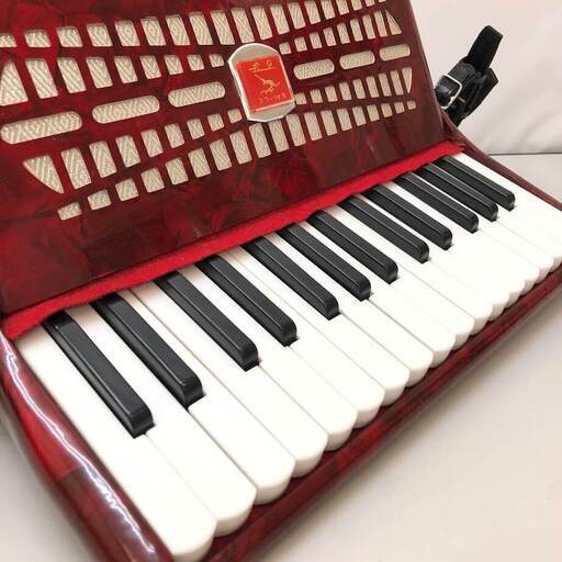 ss6984 バイレ アコーディオン M2019 30鍵 24ベース レッド ソフト