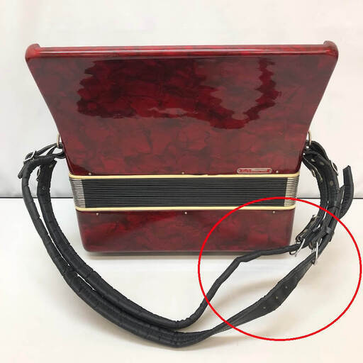 ss6984 バイレ アコーディオン M2019 30鍵 24ベース レッド ソフト