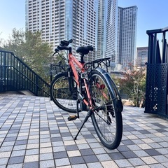 [バッテリー&タイヤほぼ新品]パナソニック　ハリアー電動アシスト自転車の画像