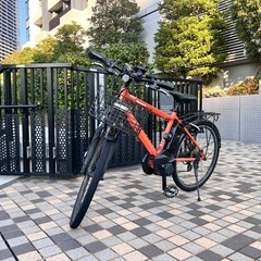 [バッテリー&タイヤほぼ新品]パナソニック　ハリアー電動アシスト自転車の画像