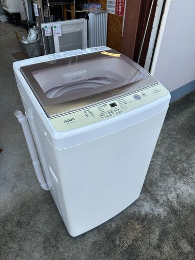 【動作保証あり】AQUA アクア 2019年 AQW-GS70G 7.0kg 洗濯機【管理KRS451】