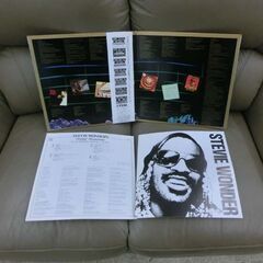 スティービーワンダー ミュージックエイリアム LP レコード 帯付き STEVIE WONDER ブックレット付き 札幌市 西区の画像