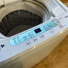 111992 ヤマダ　4.5kg洗濯機2017年製の画像