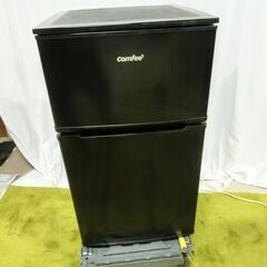 高年式 Comfee\' コンフィー ノンフロン冷凍冷蔵庫 90L 2ドア 小型 耐熱天板 RCT90BL(E) 2023年製　