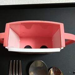 赤ちゃんから小さいお子様用スプーンとフォークセットの画像