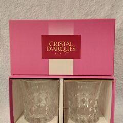 【未使用】フランス製クリスタルダルク　オールドグラス　レディーダ...