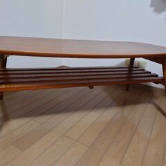 棚付きローテーブル（折りたたみ可）の画像