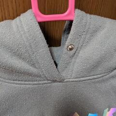 エアウォーク　airwalk スウェット パーカー　140 プルオーバー グレー　長袖　古着　小学生　男の子　女の子　男女兼用　 フーディーの画像