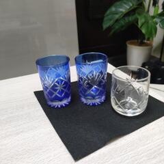 キリコ🤔日本酒🍶このグラスで呑んだら美味しいかもです☝️３コで。