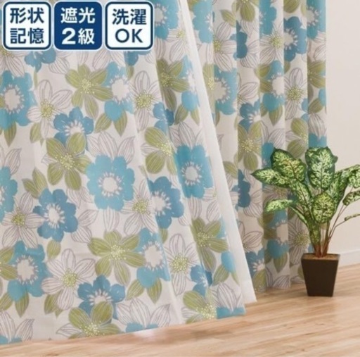 値下げ　新品美品＊ニトリカーテンレースカーテン 4点セット