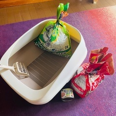 
ペットトイレ＆おまけ付き