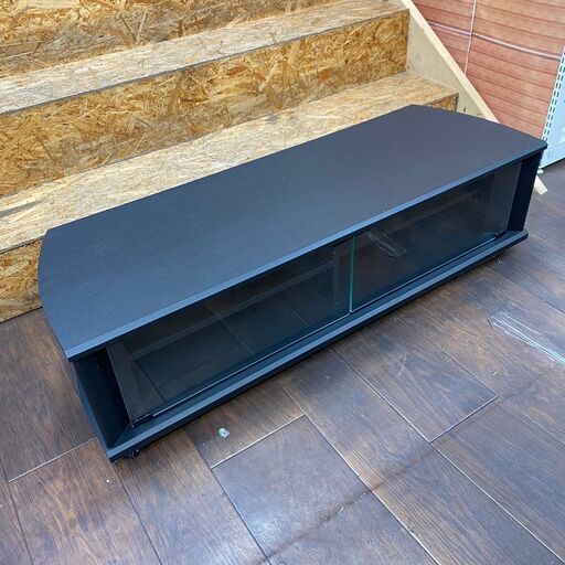 ハヤミ テレビラック TV-BS120L  42v〜50v型対応テレビ台 ブラック