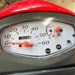 スズキ　レッツ5 書類　鍵あり　4st FI バッテリー新品　エンジン始動動画あり　原付　50ccの画像