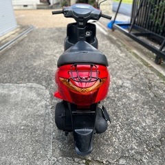 スズキ　レッツ5 書類　鍵あり　4st FI バッテリー新品　エンジン始動動画あり　原付　50ccの画像