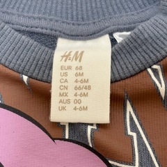 〈54〉ベビー服　H&M　ミニーマウスワンピース　4-6M　70の画像
