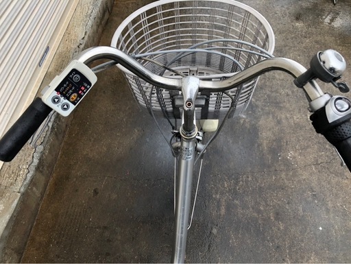 528  パナソニック新機種電動アシスト自転車viviNX26インチシルバーアルミボディー