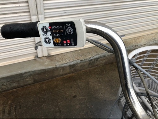 528  パナソニック新機種電動アシスト自転車viviNX26インチシルバーアルミボディー