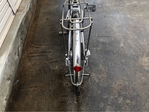 528  パナソニック新機種電動アシスト自転車viviNX26インチシルバーアルミボディー