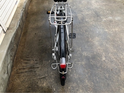 530  ヤマハ新機種電動アシスト自転車pas city27インチシルバーアルミボディー