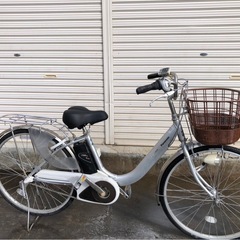 パナソニック新機種電動アシスト自転車viviNX26インチシルバーアルミボディー 536 パナソニック新機種電動アシスト自転車vivinx26インチシルバー