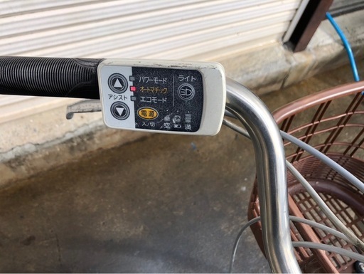 536  パナソニック新機種電動アシスト自転車vivinx26インチシルバーアルミボディー