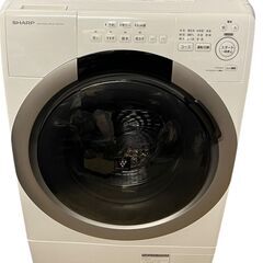 SHARP シャープ ドラム洗濯機ES-S7H-CL 2023年...