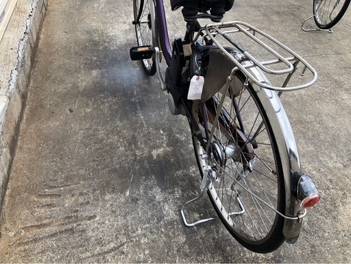 539  パナソニック最新機種電動アシスト自転車vivi26インチパープルボディー