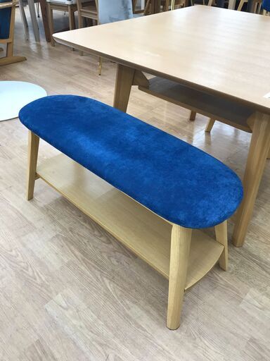 ★ジモティ割あり★  関家具   ベンチチェア  おしゃれ  H45×W93×D33   クリーニング済み KJ6991