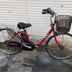 ブリヂストン新機種電動アシスト自転車angelino20インチレッド