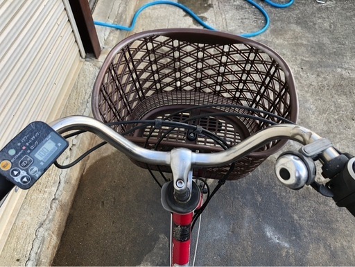 541  パナソニック新機種電動アシスト自転車viviDX26インチレッドボディー